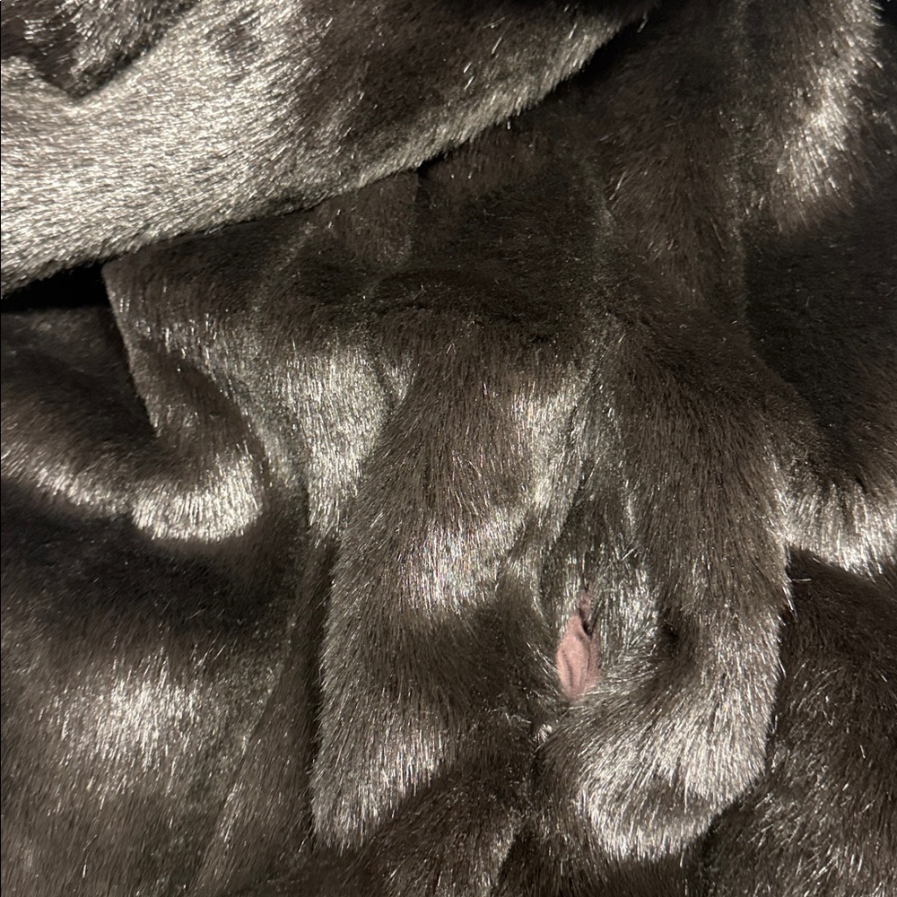 Source Unknown Dark Brown Teddy Jacket - image 5